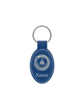 Load image into Gallery viewer, KC Robotics Leatherette Keychain Oval