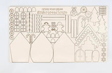 Load image into Gallery viewer, DIY "gingerbread" house kit