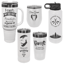 Load image into Gallery viewer, Ghost Black ion-plated tumblers - preorder