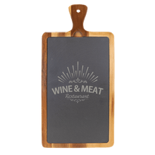 Load image into Gallery viewer, Custom slate inlay cutting board
