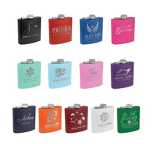 Load image into Gallery viewer, CUSTOM laser engraved flask