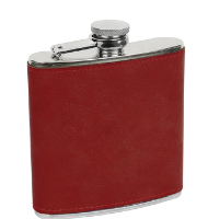 Load image into Gallery viewer, CUSTOM leatherette wrapped flask