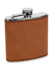 Load image into Gallery viewer, CUSTOM leatherette wrapped flask