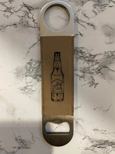 Load image into Gallery viewer, Engraved Leatherette Bottle Opener