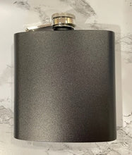 Load image into Gallery viewer, cowboy skeleton 6oz Flask