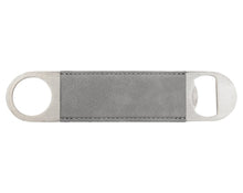Load image into Gallery viewer, Engraved Leatherette Bottle Opener