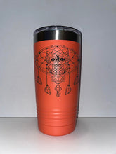 Load image into Gallery viewer, Owl dreamcatcher 20oz tumbler