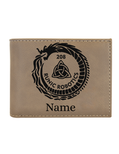 Load image into Gallery viewer, KC Robotics Bi-fold Leatherette wallet
