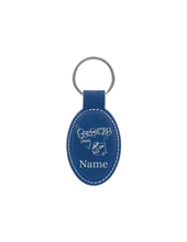 Load image into Gallery viewer, KC Robotics Leatherette Keychain Oval
