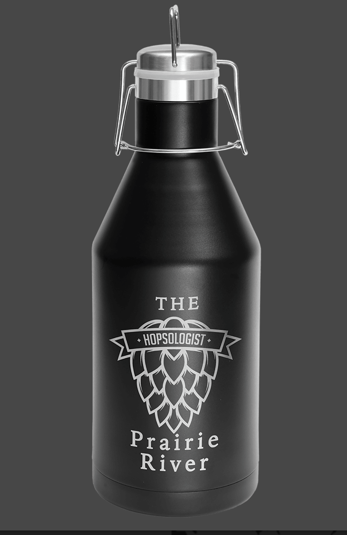 Black Stainless Steel Growlers