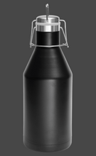 Load image into Gallery viewer, Black Stainless Steel Growlers
