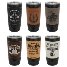 Load image into Gallery viewer, Leatherette Grip Tumbler
