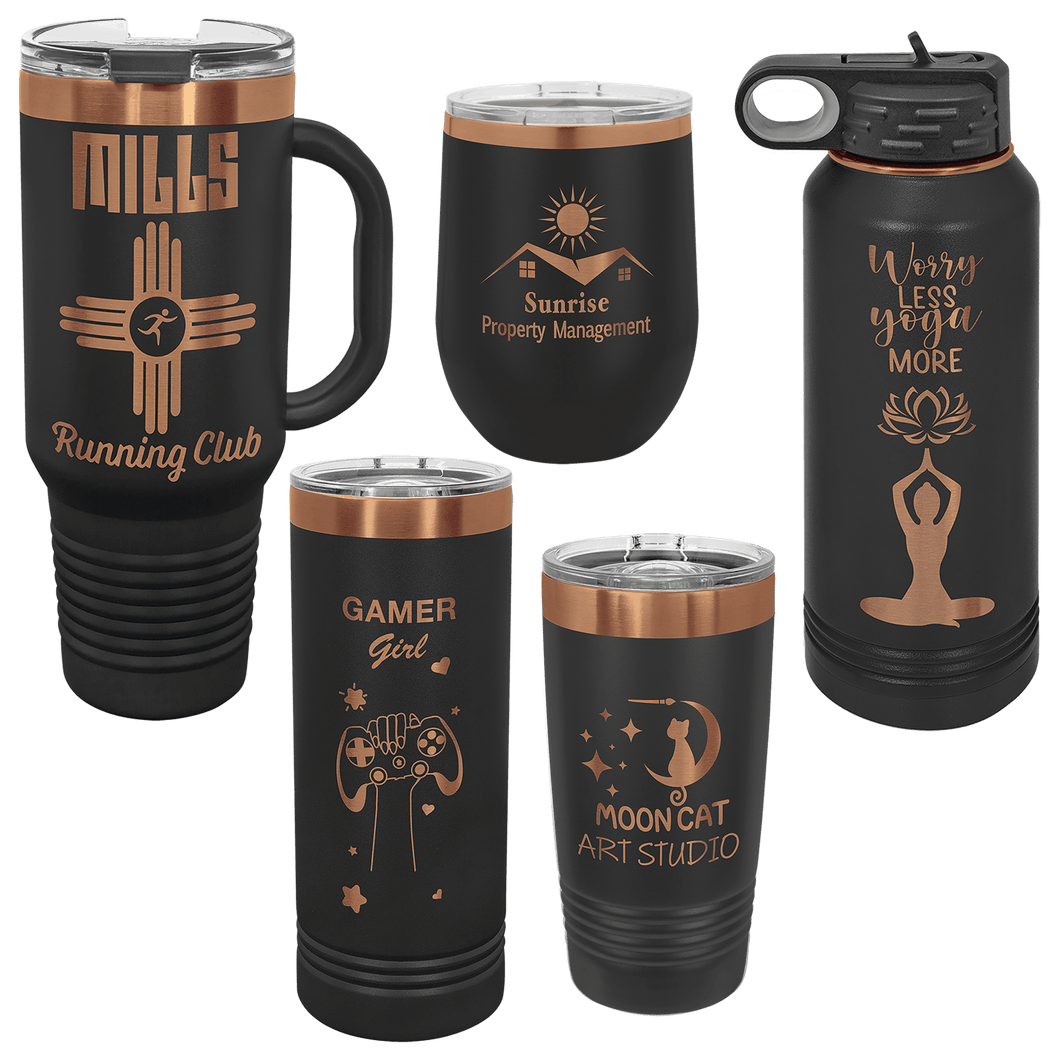 Copper ion-plated tumblers