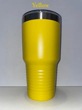 Load image into Gallery viewer, beach is my happy place 30oz tumbler
