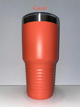 Load image into Gallery viewer, beach is my happy place 30oz tumbler
