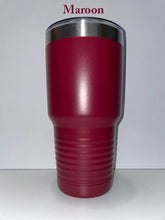 Load image into Gallery viewer, beach is my happy place 30oz tumbler
