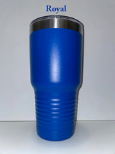 Load image into Gallery viewer, beach is my happy place 30oz tumbler
