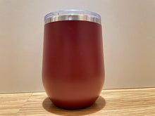 Load image into Gallery viewer, Flannels and Bonfires stemless wine tumbler
