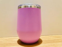 Load image into Gallery viewer, Flannels and Bonfires stemless wine tumbler
