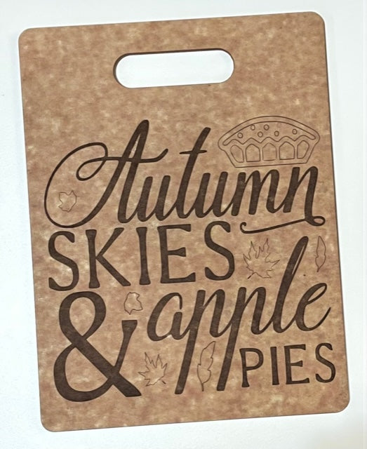 Autumn Apple Pies Eco Cutting Board