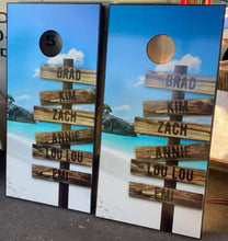 Load image into Gallery viewer, FUNDRAISER Custom cornhole board set
