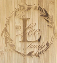 Load image into Gallery viewer, FUNDRAISER bamboo cutting board with handle
