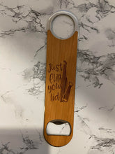 Load image into Gallery viewer, Engraved Leatherette Bottle Opener
