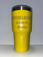Load image into Gallery viewer, GROUNDS AND HOUNDS 30oz tumbler
